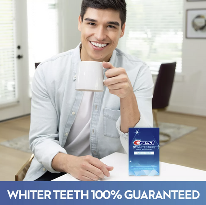 Crest 3DWhitestrips Classic White At-home Teeth Whitening Kit - 10 Treatments