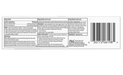 Crest Pro-Health Gum and Sensitivity, Sensitive Toothpaste, All Day Protection, 3.7 oz