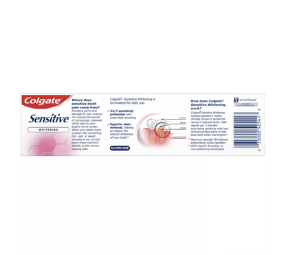 Colgate Sensitive Toothpaste Maximum Strength with Whitening - Fresh Mint Gel - 6oz