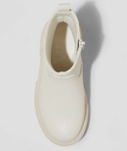 Girls' Priyanka Zipper Booties - Art Class™ Ivory