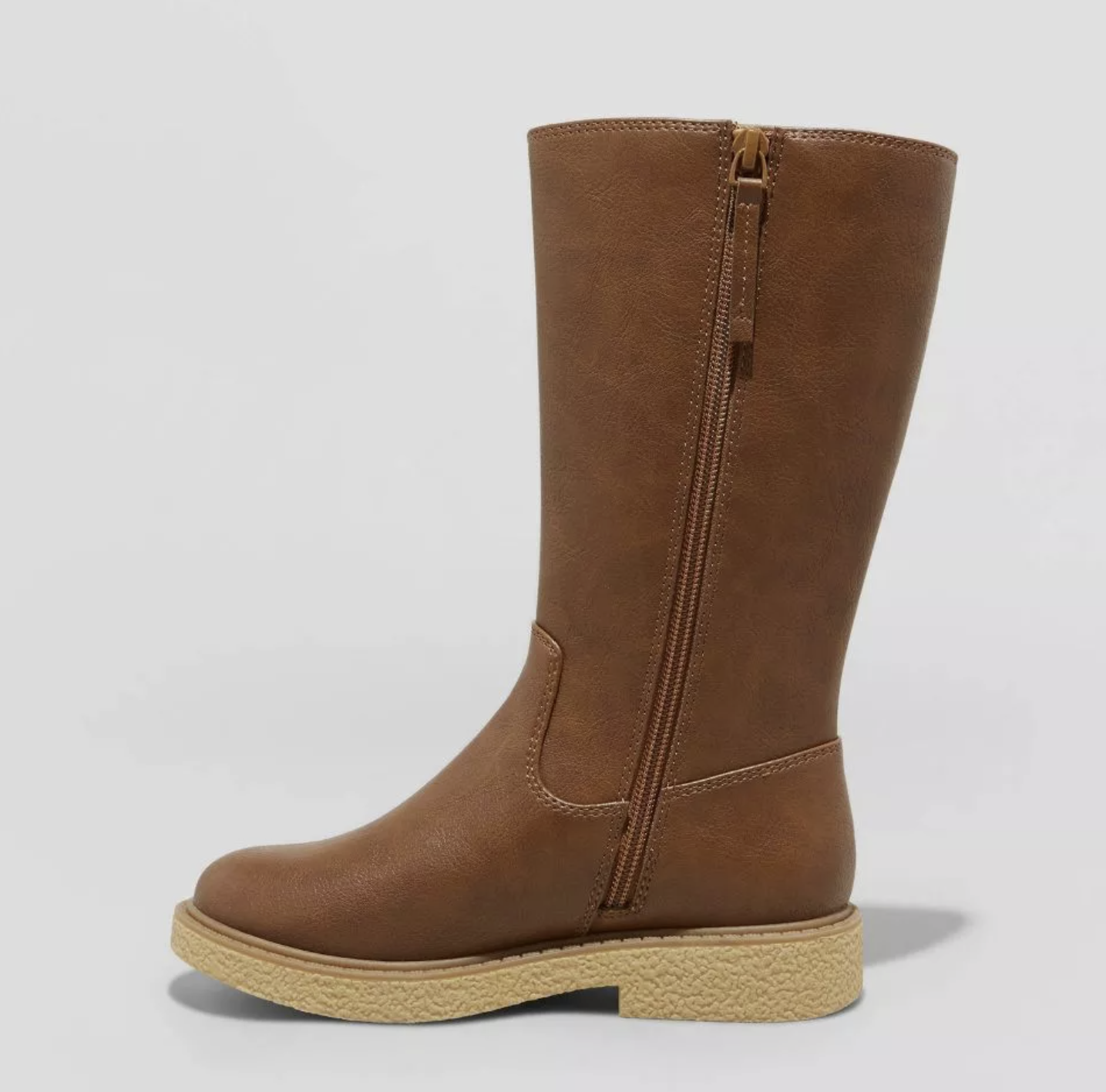 Girls' Alaina Riding Boots - Cat & Jack™ Cognac
